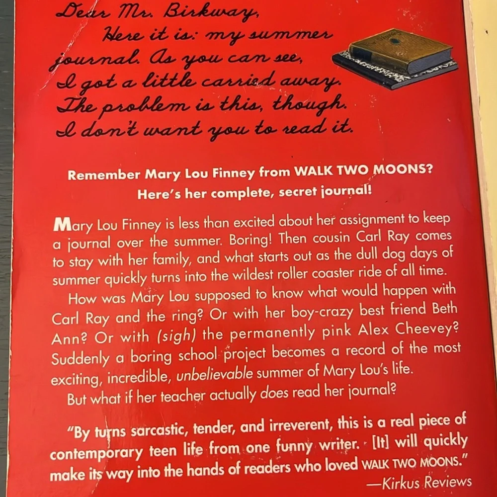 Sharon Creech 3 Book Set The Wanderer, Absolutely Normal Chaos, Walk Two Moons